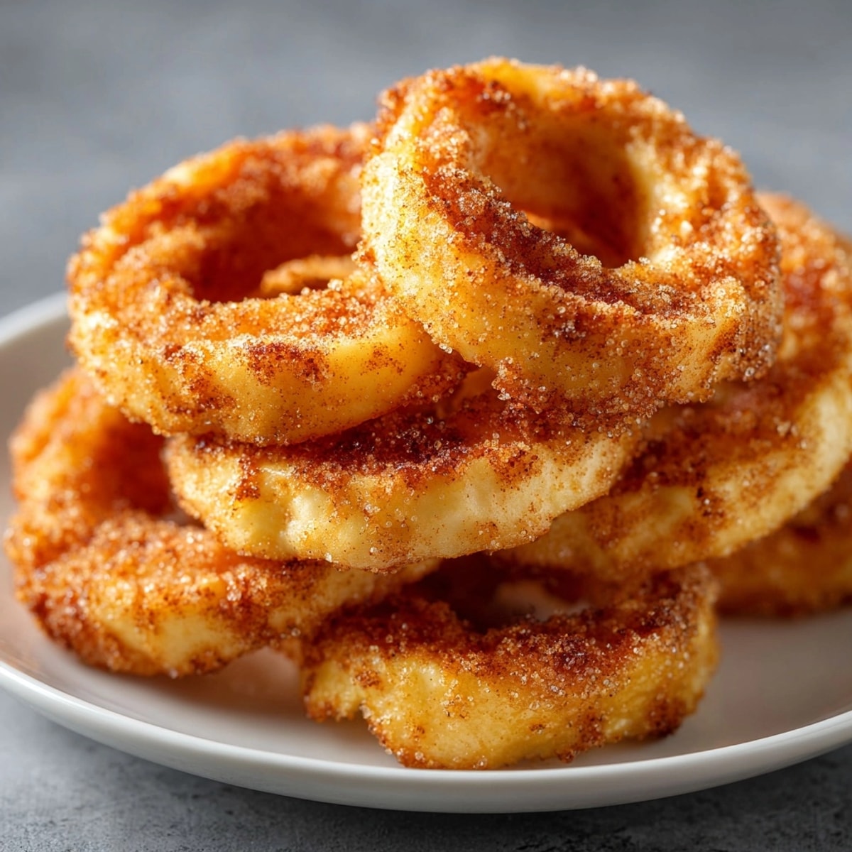 Golden Cinnamon Nutmeg Apple Chips baking on parchment, a fragrant, healthy snack.