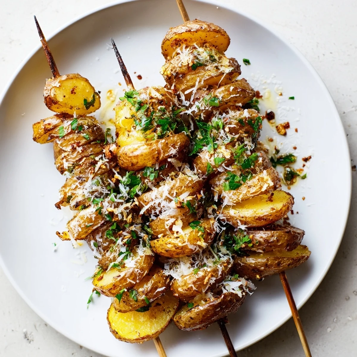 Tasty air-fryer tornado potatoes, seasoned and air-fried for a healthier crunch.