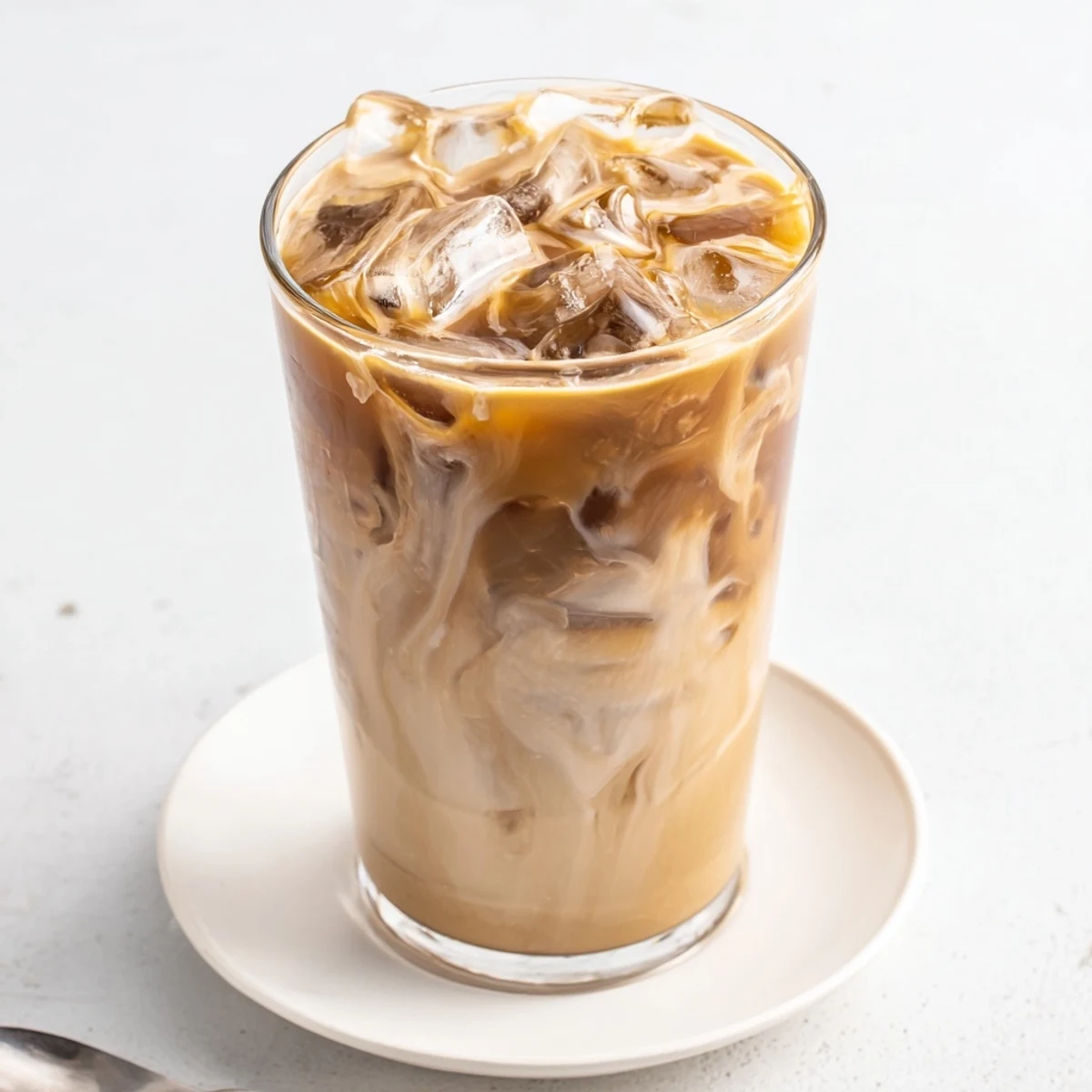 Refreshing Tahini Iced Coffee blending cold brew and tahini, perfect for warm days.