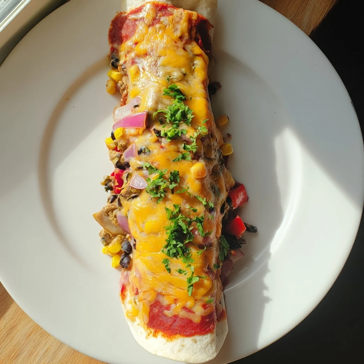Farmers Market Vegetarian Enchiladas