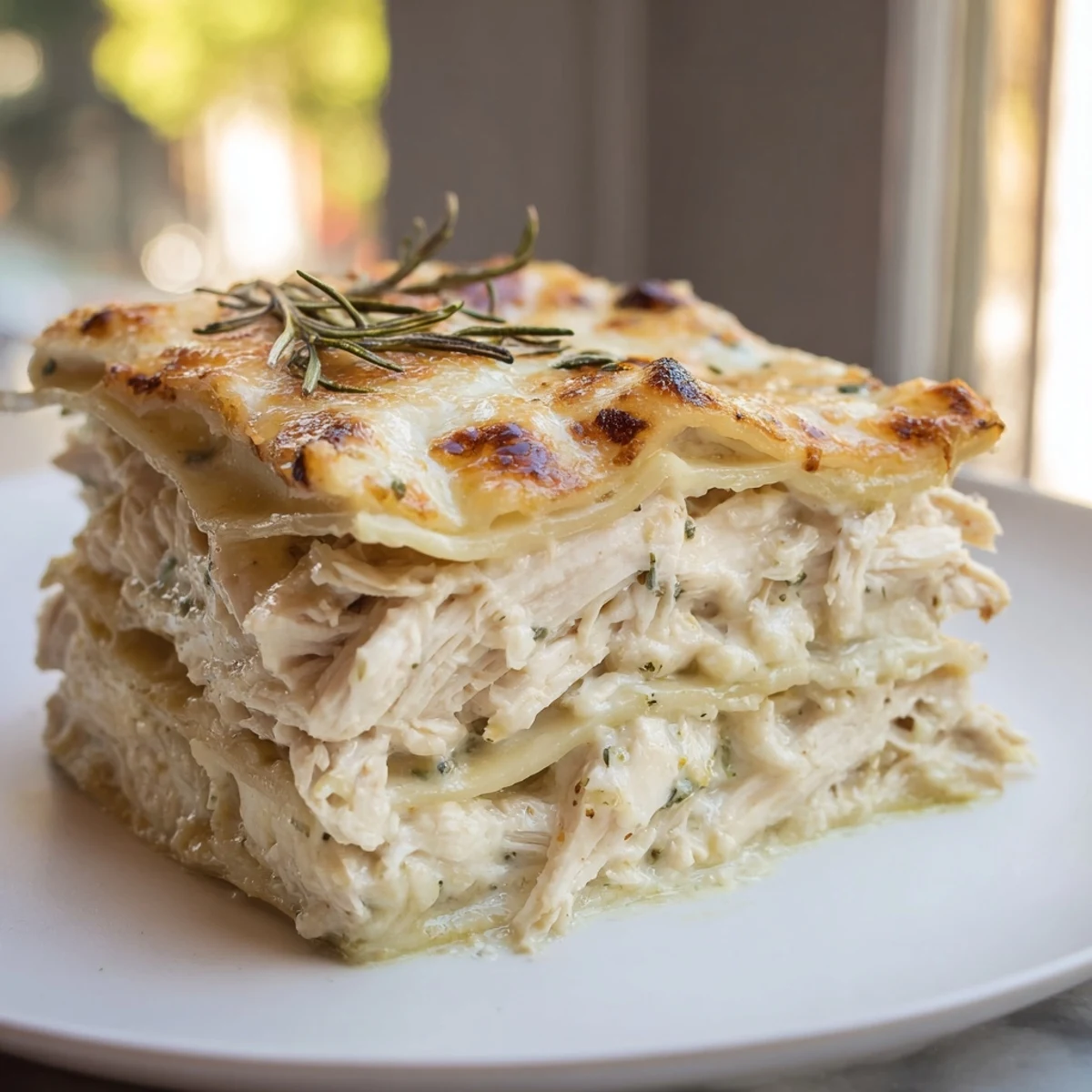 Rosemary Chicken Lasagna Layers