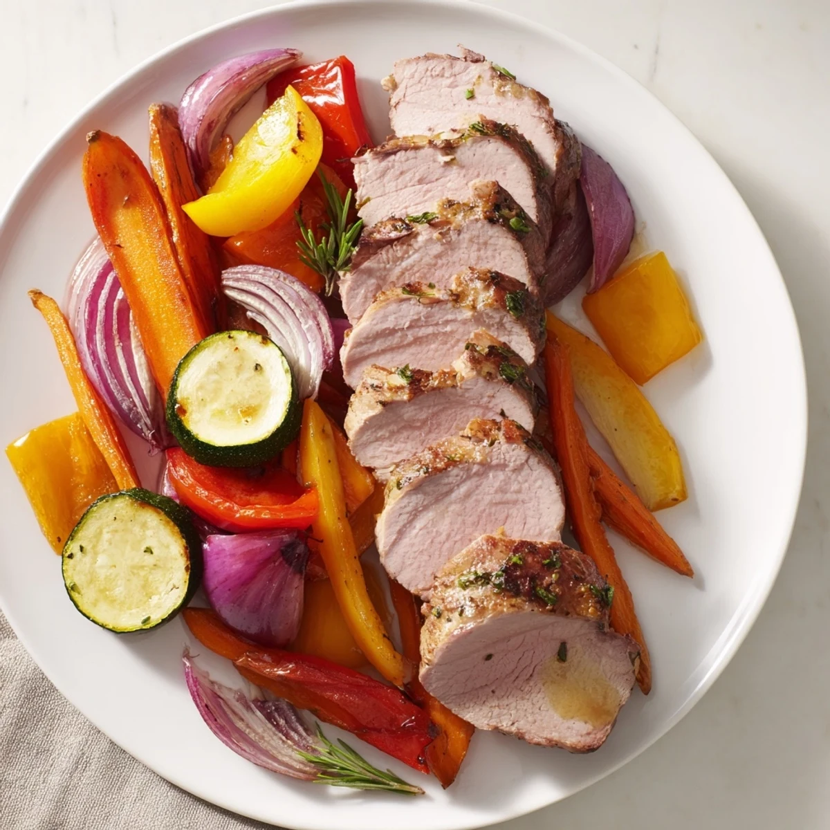 Roasted Garlic Pork Tenderloin