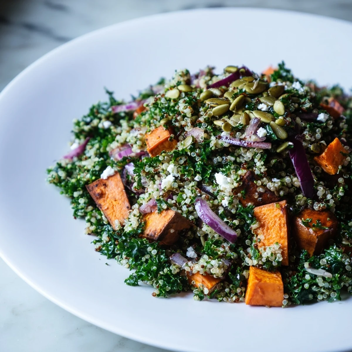 Kale Quinoa Lemon Salad