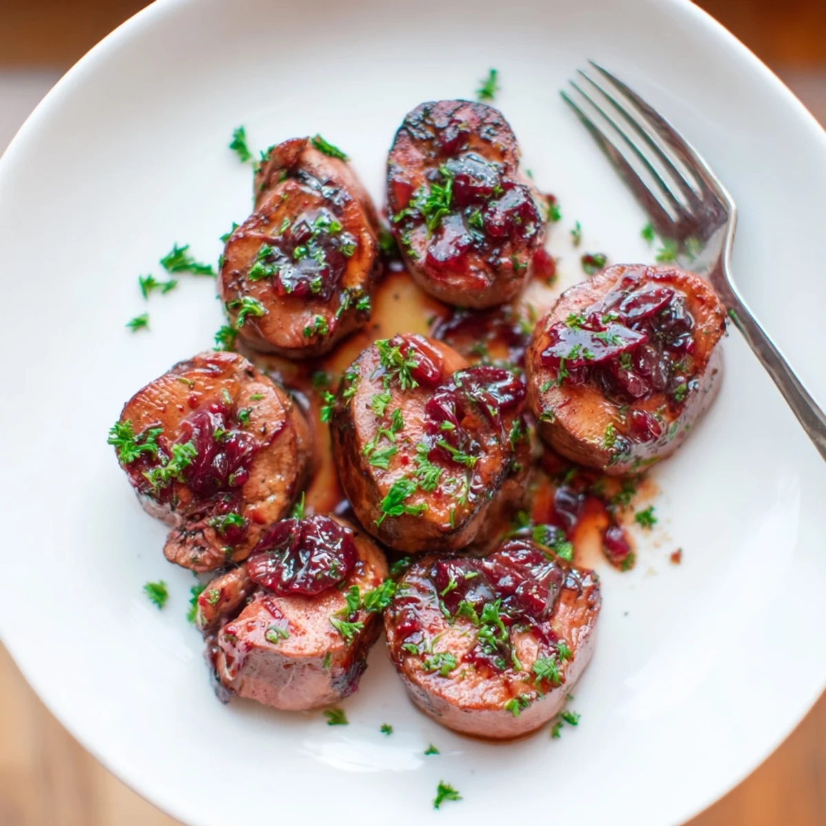 Tart Cherry Date Glazed Pork