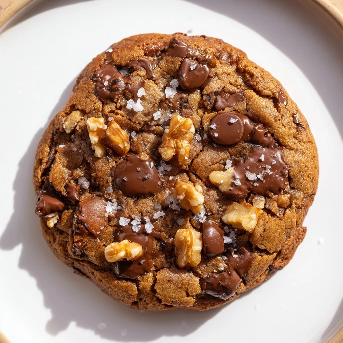 Perfect stack of homemade Best Ever Butterscotch Chocolate Chip Cookies, ready to eat alongside a cold glass of milk.