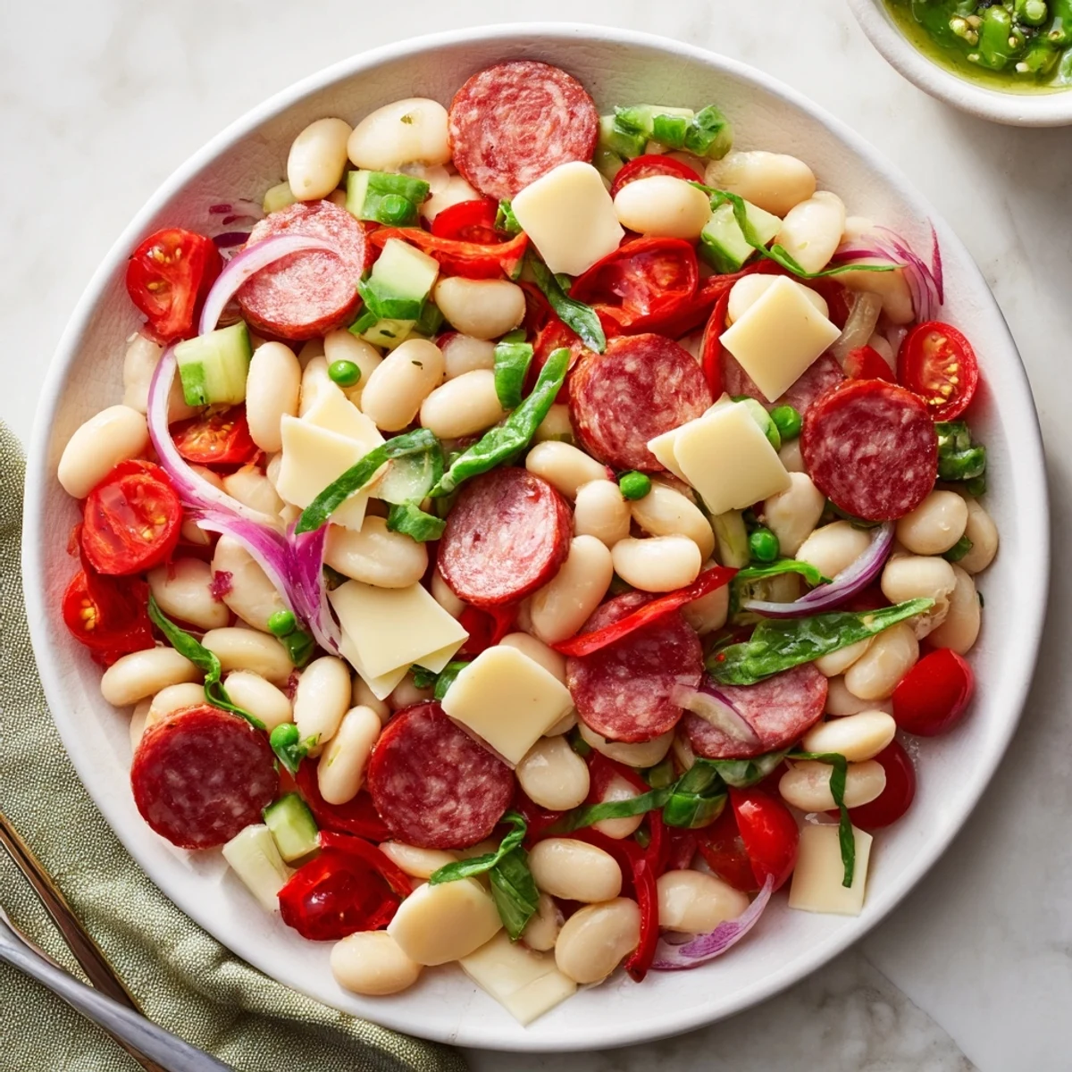 Italian Antipasto Bean Salad