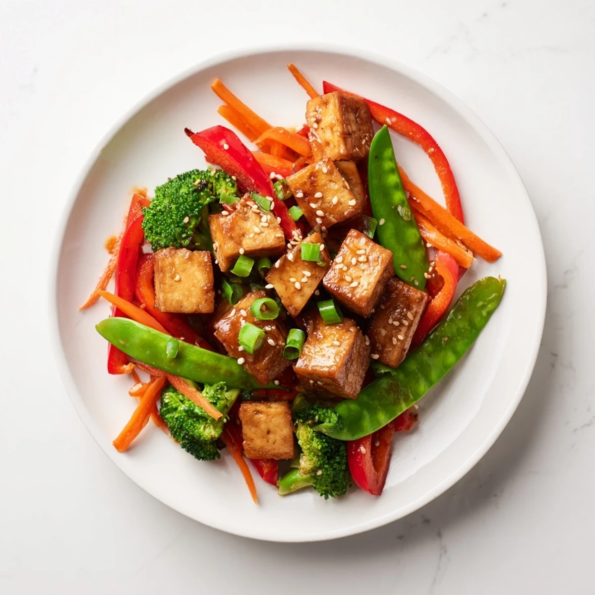 Sesame Ginger Tofu Stir-Fry