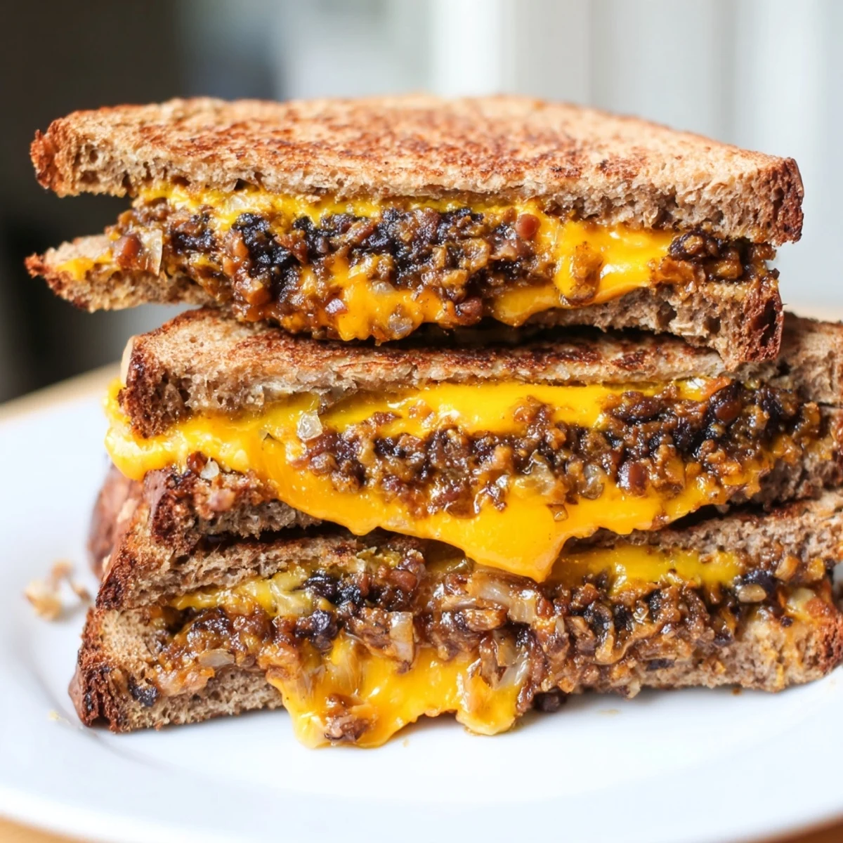 Black Bean Grilled Cheese