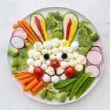 Easter Bunny Spring Platter
