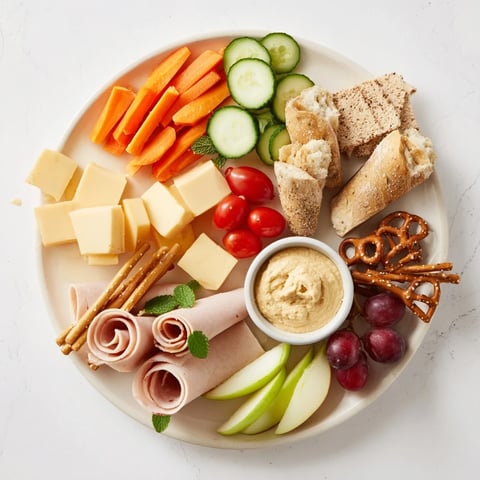 Vibrant Gallop & Graze horse charcuterie board with colorful produce and an array of delicious snacks.