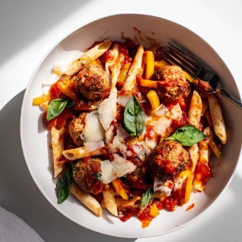 Italian Meatball Pasta Skillet