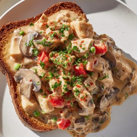 Chicken à la King Toast