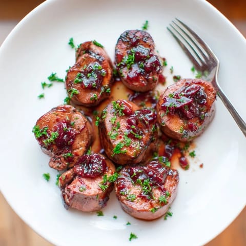 Tart Cherry Date Glazed Pork