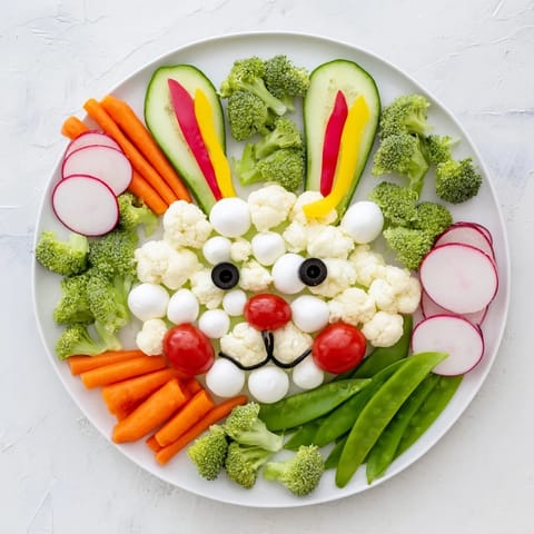 Easter Bunny Spring Platter