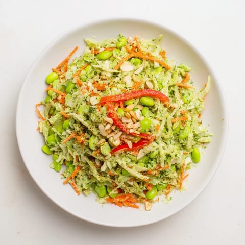 Crunchy Cabbage Edamame Salad