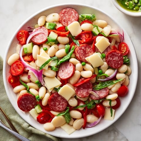 Italian Antipasto Bean Salad