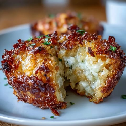 Funeral Potatoes Muffin Cups