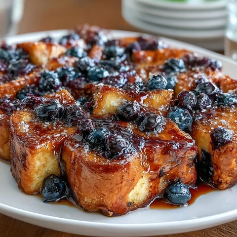 Lemon Blueberry Sourdough Toast