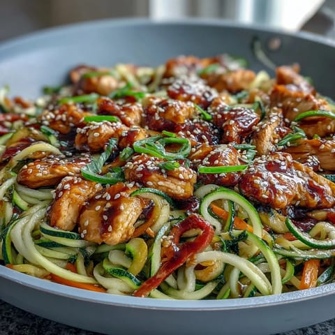 Healthy Easy Zucchini Noodle Stir