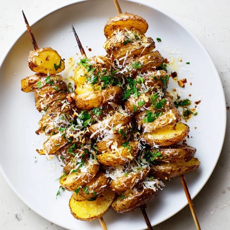 Tasty air-fryer tornado potatoes, seasoned and air-fried for a healthier crunch.