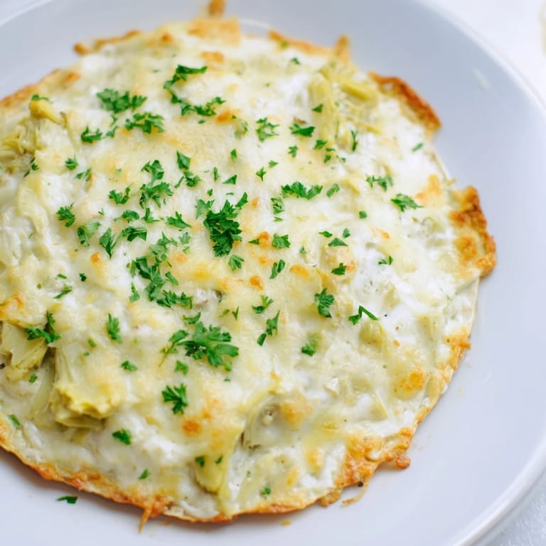 Savory Baked Artichoke Dip, a bubbling, flavorful appetizer perfect for any get-together.