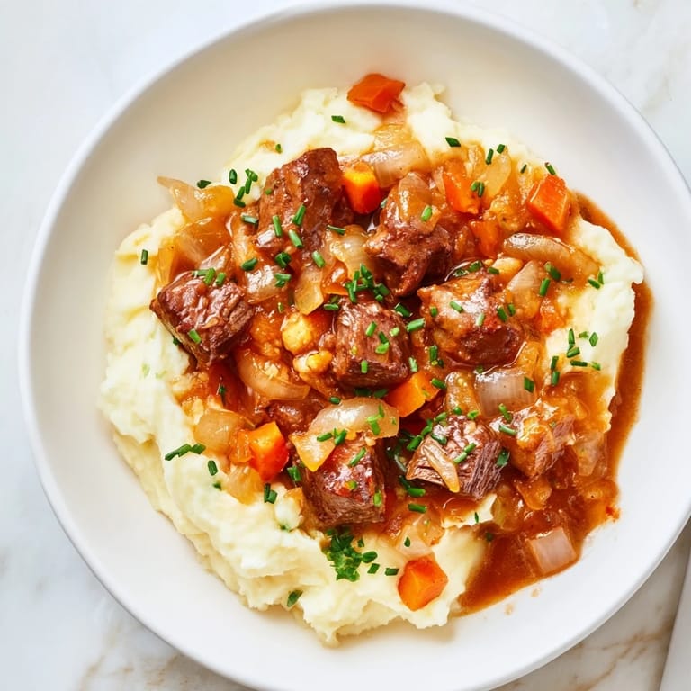 This hearty Fall Apple Cider Stew is a comforting dish, perfect for a cold evening's dinner.