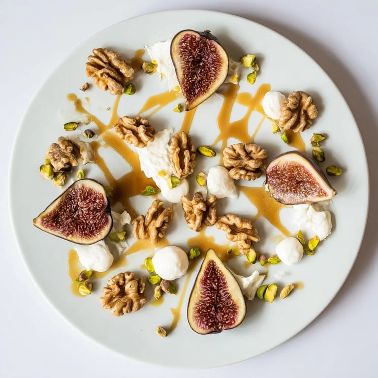 This vibrant Fig and Walnut Star Board appetizer is bursting with textures and flavors for sharing.