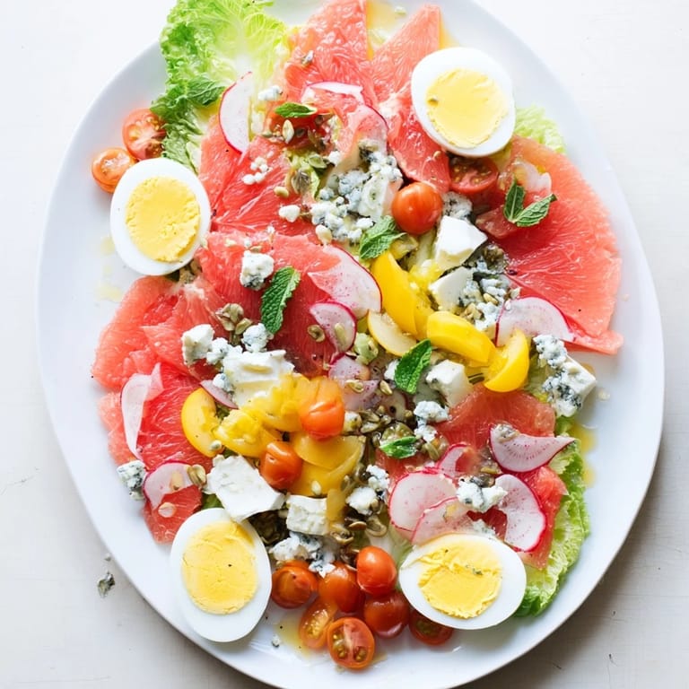 This Baby Shower Pastel Palette Salad offers refreshing, sweet, and tangy flavors with a rainbow of ingredients.