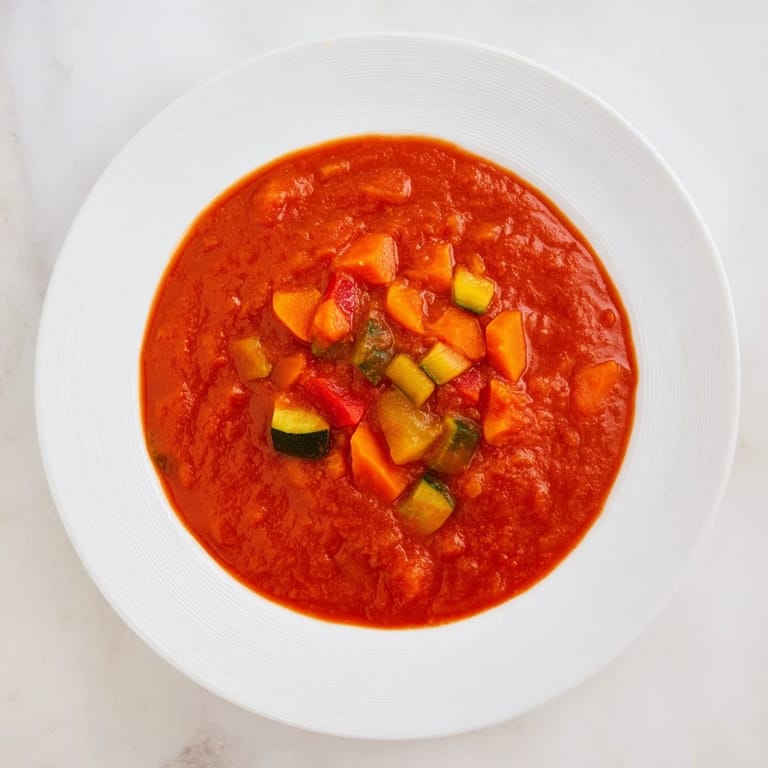 Enjoy homemade Veggie-Loaded Tomato Pasta Sauce, perfect for a healthy and flavorful family meal!