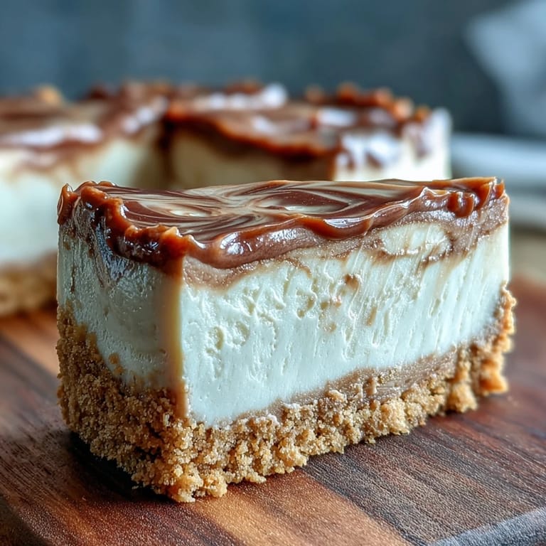 Hojicha Cheesecake on a white plate with a delicate hojicha powder dusting and rustic Japanese tea shop ambiance.