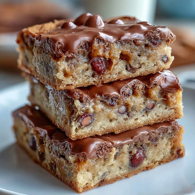 2. Chewy blondies loaded with Cadbury Mini Eggs and finished with a glossy white chocolate drizzle.  