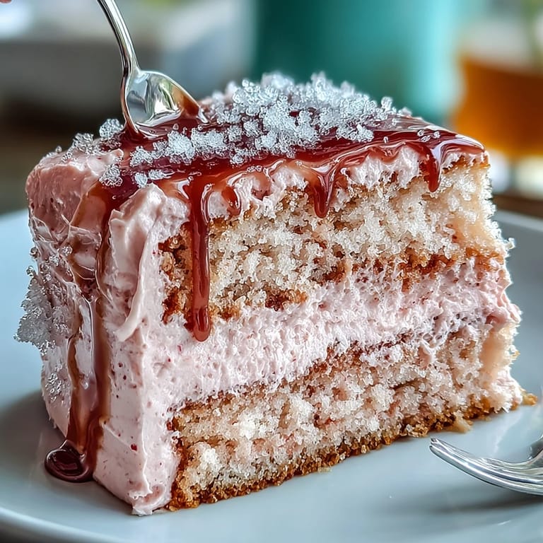 Elegant Rosé Velvet Cake, perfect for celebrations with a shiny gold cascade.