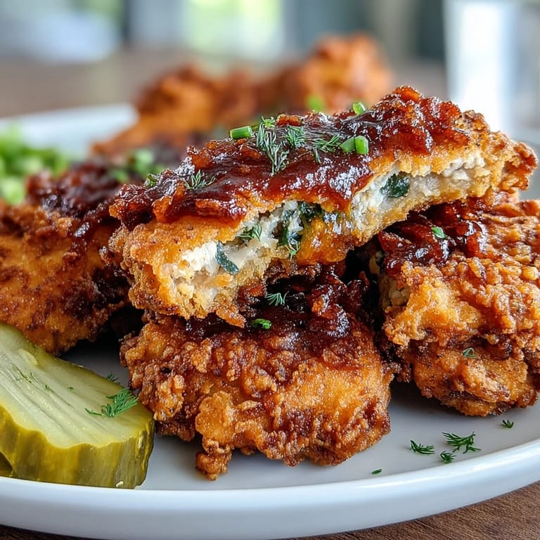 Imagine these tender, flavorful pickle brine fried chicken tenders, golden and delicious.